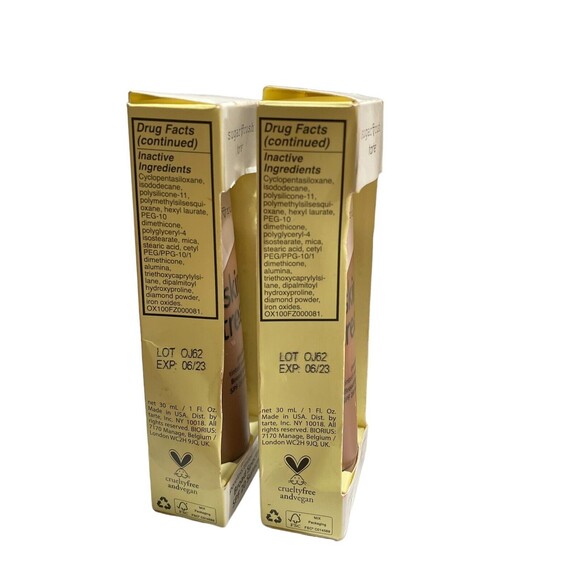 Tarte Sugar Rush‎ Skin Treat Poreless Tinted Moisturizer SPF 20 ~ Rich ( Qty 2 ) - Picture 2 of 6